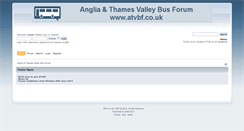 Desktop Screenshot of angliaandthamesvalleybusforum.com