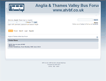 Tablet Screenshot of angliaandthamesvalleybusforum.com